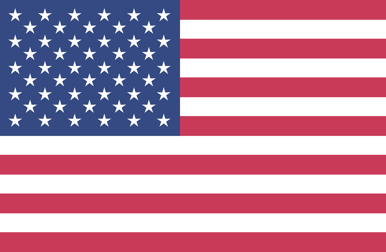 A flag of the united states with stars on it.